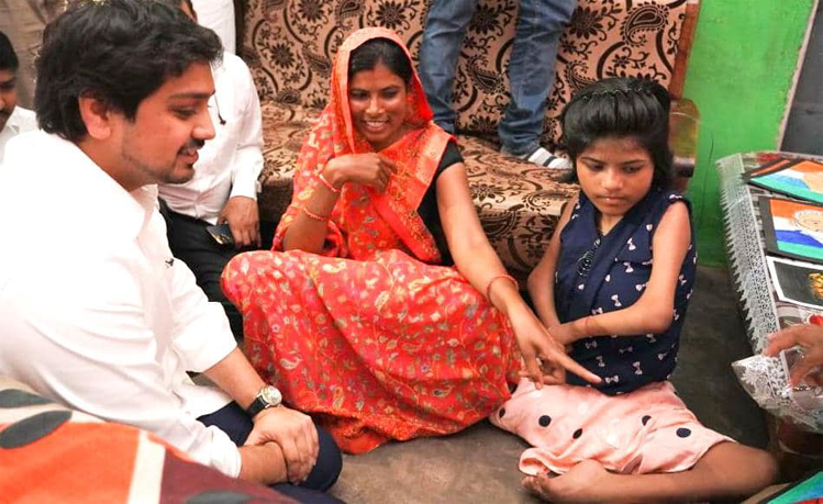 Akash Anand Meets with Khushi Jatav